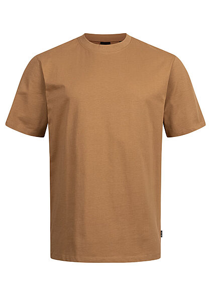 ONLY & SONS Heren NOOS Basic T-Shirt bruin