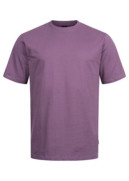 ONLY & SONS Heren NOOS Basic T-Shirt paars