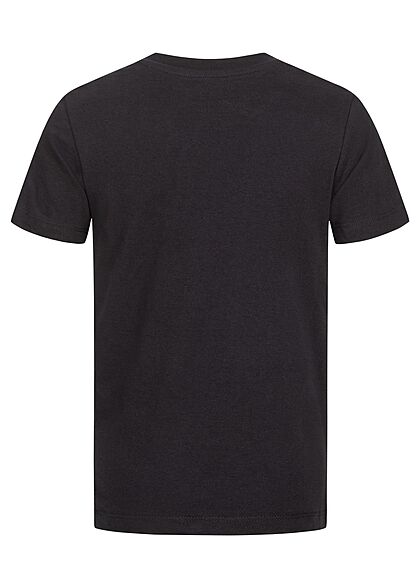 Jack and Jones Junior T-Shirt met camouflage logo-opdruk zwart