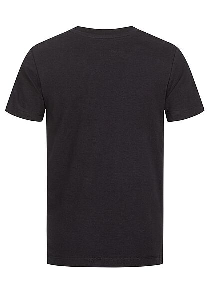 Jack and Jones Junior T-Shirt met camouflage logo-opdruk zwart