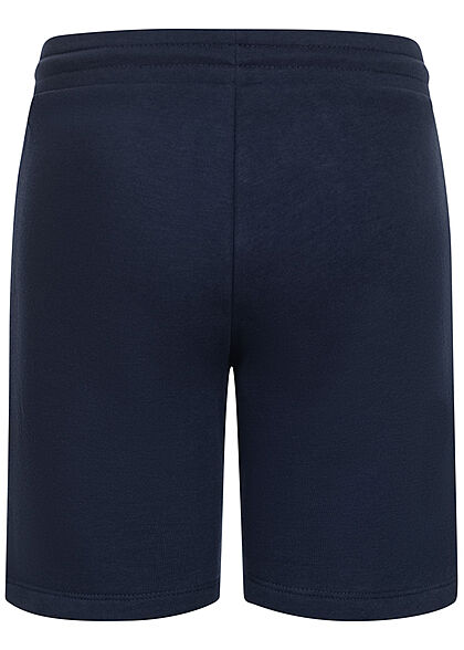 Jack and Jones Junior Korte Sweatpants met logo-opdruk blauw wit rood