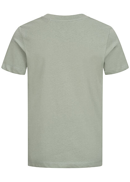 Jack and Jones Junior T-shirt met meerkleurige logoprint grijs