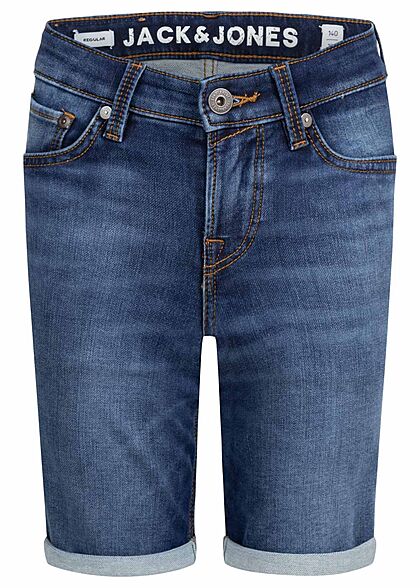 Jack and Jones Junior Jeans Broek met 5 zakken marine blauw