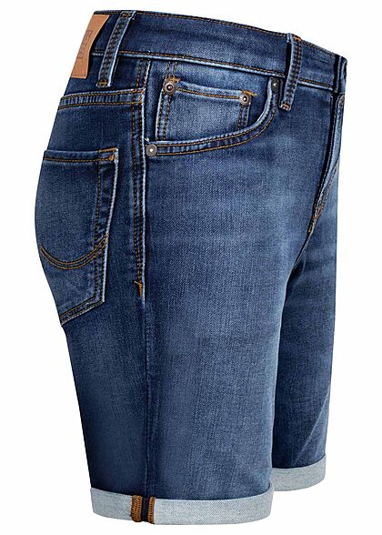 Jack and Jones Junior Jeans Broek met 5 zakken marine blauw