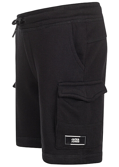 Jack and Jones Junior Cargo Shorts met 2 zakken zwart