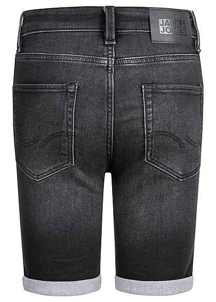 Jack and Jones Junior Jeans Korte broek 5 zakken zwart