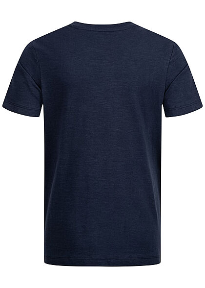 Jack and Jones Junior T-Shirt met logo-opdruk marineblauw