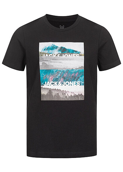 Jack and Jones Junior T-Shirt met opdruk zwart