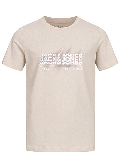 Jack and Jones Junior T-Shirt met opdruk grijs