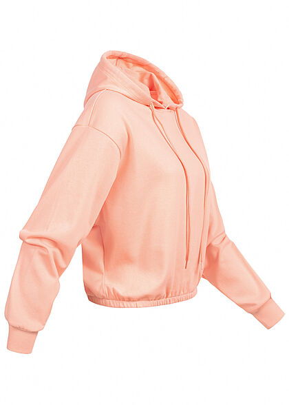 ONLY Dames Hoodie met trekkoordjes roze