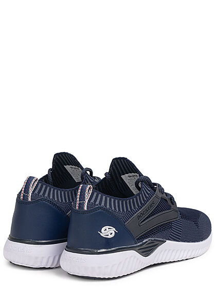 Dockers by Gerli Heren Sneaker van mesh met veters marineblauw