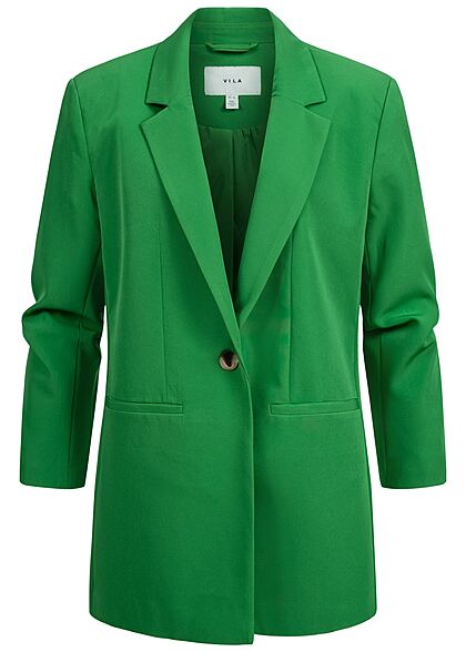 VILA Dames Blazer met V-hals en 2 zakken groen