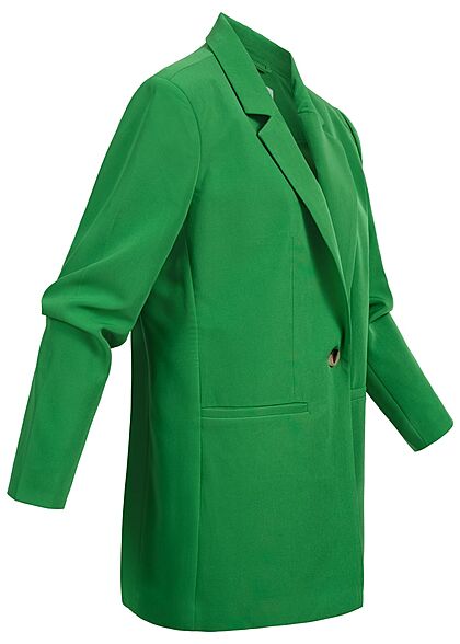 VILA Dames Blazer met V-hals en 2 zakken groen