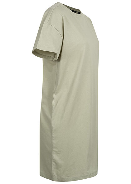 T shirt jurk groen outlet