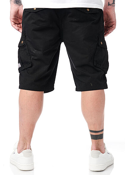 Geographical Norway Heren Bermuda Shorts met 6 zakken zwart
