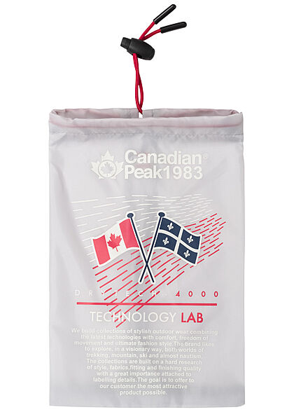 Canadian Peak Heren Windjack met 2 ritszakken lichtgrijs