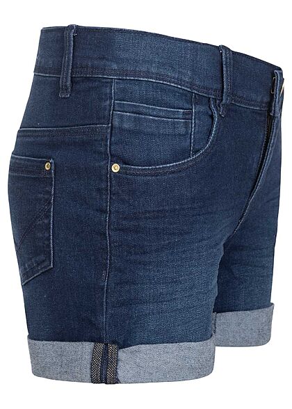 Name it Kids Meisje NOOS Jeans Korte broek met 5 zakken medium blauw denim