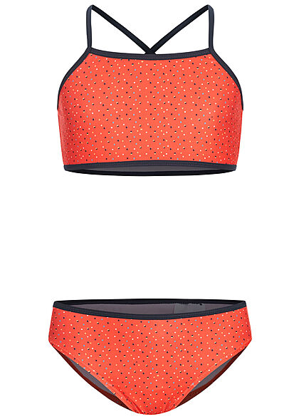 Name it Kids Meisje Bikini met print marineblauw rood - Art.-Nr.: 22030580