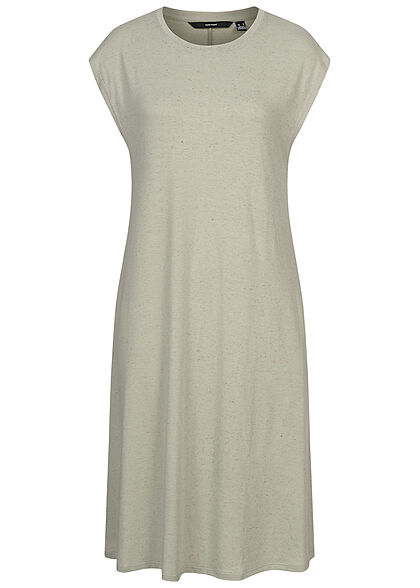 Vero Moda Dames Jurk met O-Hals groen