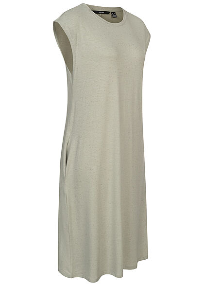 Vero Moda Dames Jurk met O-Hals groen