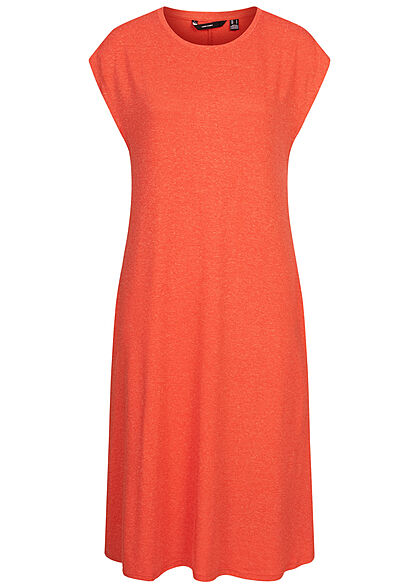 Vero Moda Dames Jurk met O-Hals oranje