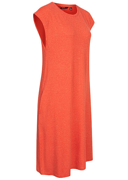 Vero Moda Dames Jurk met O-Hals oranje