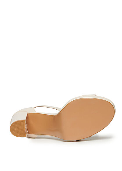 Seventyseven Lifestyle Dames Kunstleren sandalen beige