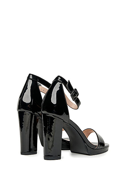 Seventyseven Lifestyle Dames Kunstleren sandalen zwart