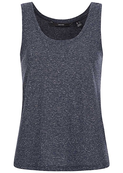 Vero Moda Dames NOOS Tank Top met O-Hals marineblauw
