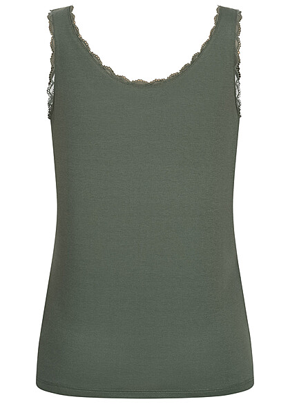 Vero Moda Dames NOOS Top met kant groen