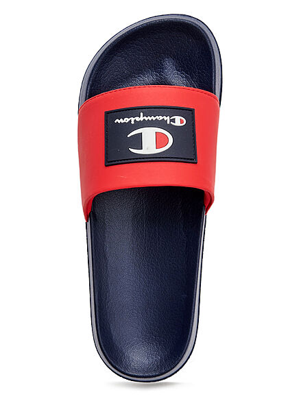 Champion Heren 2-Tone Slipper met logo rood marineblauw - Art.-Nr.: 22030720