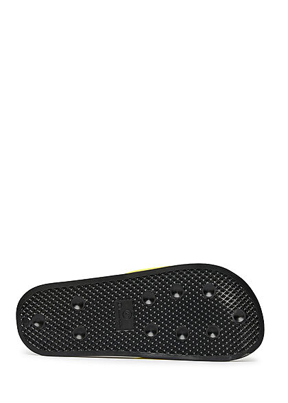 Champion Heren 2-Tone Slipper met logo zwart geel