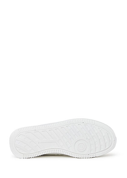 Seventyseven Lifestyle Dames Plateau Sneaker met veters wit