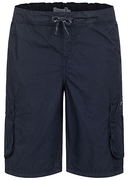 Name it Kids Jongens Cargo Shorts met 4 zakken marineblauw - Art.-Nr.: 22030786