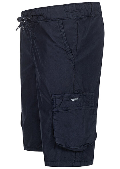 Name it Kids Jongens Cargo Shorts met 4 zakken marineblauw