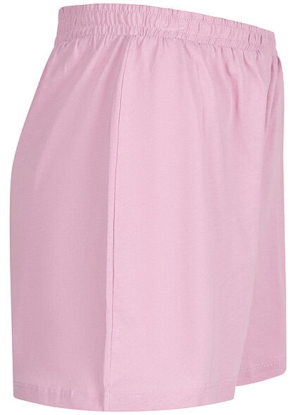 ONLY Dames High Waist Shorts met elastische tailleband paars