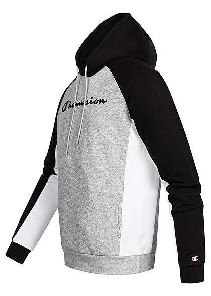Champion Heren Hoodie met logo-opdruk grijs