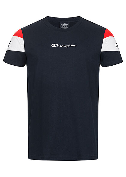 Champion Heren T-shirt met O-hals marineblauw