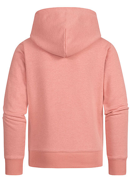 Champion Kids Meisje Hoodie met kangoeroezak en logoborduursel roze