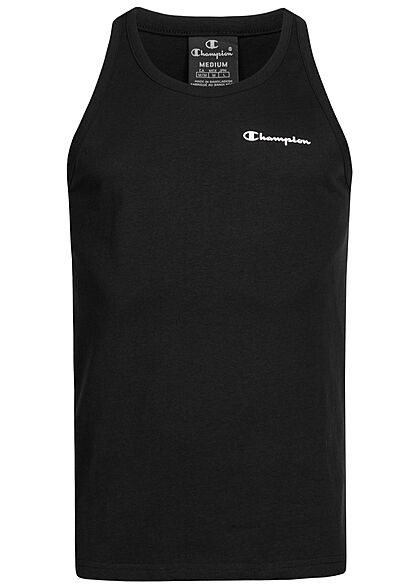 Champion Heren Tanktop met logo-opdruk zwart