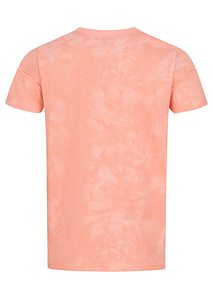 Champion Heren T-Shirt met 3D-opdruk oranje blauw