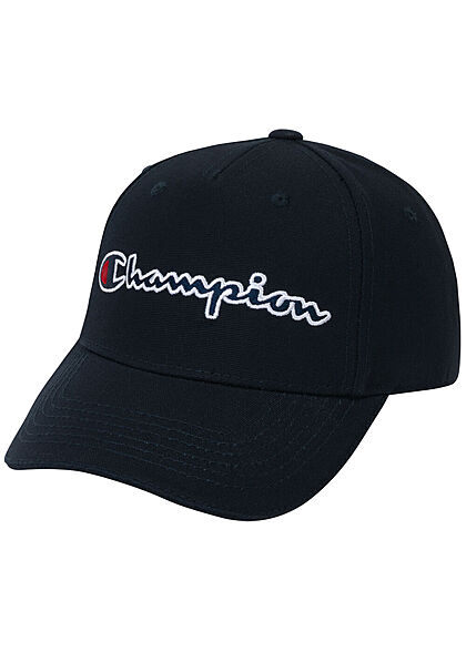 Champion Heren Baseballpet met logoborduursel zwart