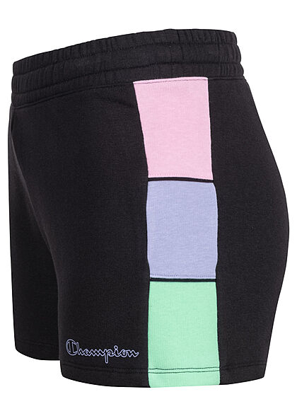 Champion Dames Korte broek met logo-opdruk zwart multicolor
