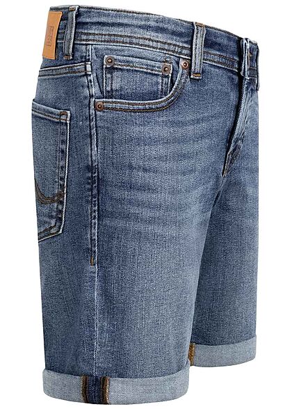 Jack and Jones Junior Jeans Korte broek met 5 zakken blauw