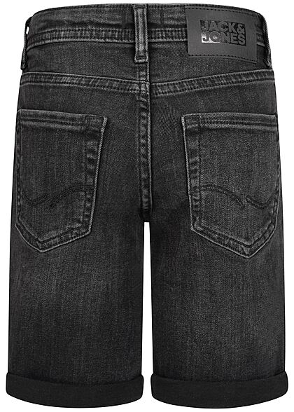 Jack and Jones Junior Jeans Korte broek met 5 zakken zwart