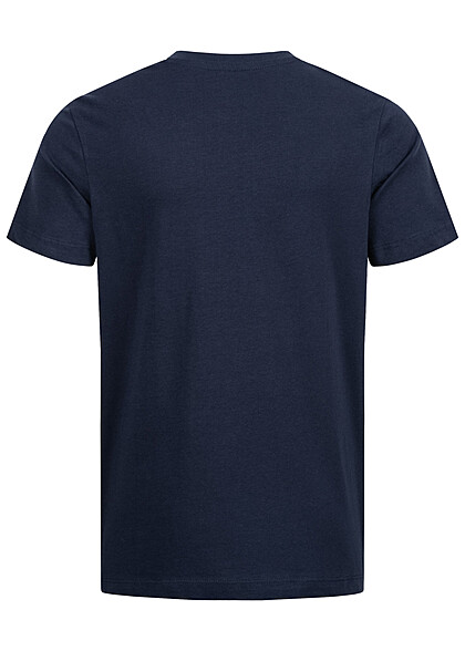 Jack and Jones Junior T-Shirt met logo-opdruk marineblauw