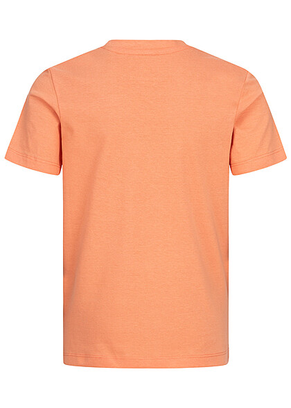 Jack and Jones Junior T-Shirt met logo-opdruk koraalroze