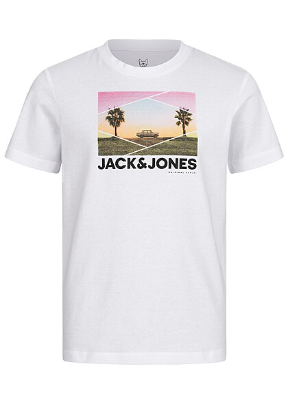 Jack and Jones Junior T-Shirt met logo-opdruk wit - Art.-Nr.: 22040018