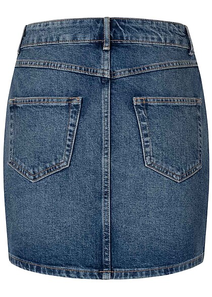 ONLY Dames Mini rok met 5 zakken medium blauw
