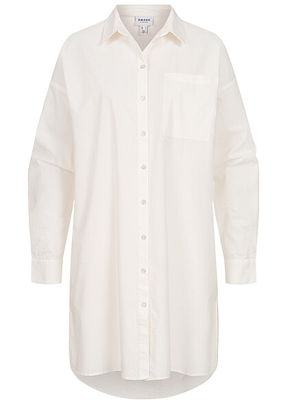 Vero Moda Dames Oversized Blouse met knopen wit